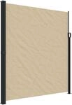 vidaXL Seitenmarkise Ausziehbar Beige 220x600 cm