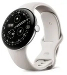 Google Pixel Watch 4, AMOLED, Touchscreen, 32 GB, WLAN, GPS, 36,7 g - Silber/Beige