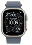 Apple Watch Ultra 3 , OLED, Touchscreen, 64 GB, WLAN, GPS, 61,6 g - Silber/Blau