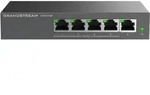 5P Grandstream GWN7700P, 5 Port Switch, 4 Port PoE+ - Schwarz