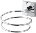 FACKELMANN Haartrockner-Halter MARE, verchromter F&ouml;nhalter, Wandhalter (Farbe: