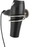 Fackelmann Haartrockner-Halter FUSION, vernickelter F&ouml;nhalter, Wandhalter (Farbe: