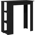 vidaXL Bartisch 102 x 50 x 103,5 cm Holzwerkstoff Schwarz Eichen-Optik - Schwarz