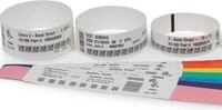 Zebra Z-Band UltraSoft Wristband, Wei&szlig;, Synthetisch, W&auml;rme&uuml;bertragung, Zebra, 25 x