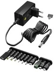 Goobay Universal-Netzteil (3 V - 12 V, max. 7,2 W / 0,6 A), 1.8 m - Schwarz