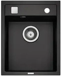 NABER Sp&uuml;le ANGOLA 40 in NERO mit Drehexcenterbedienung / Cin-Nagranit /