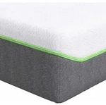 vidaXL Matratze Wei&szlig; und Grau 70 x 200 cm Jacquard-Stoff - Wei&szlig;
