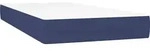 vidaXL Taschenfederkernmatratze f&uuml;r Kinder Mittel Blau 80x160 cm Stoff -...
