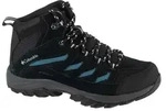 Columbia Damen High-Top-Schn&uuml;rschuhe f&uuml;r Outdoor und Winter, Schwarz - Hellblau -