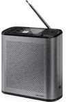 Sharp Osaka, Tragbar, Digital, DAB+, FM, 3 W, LCD, Grau - Grau
