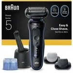 Braun 52-B7650cc, Folienschaber, Schwarz, Blau, Tasten, Akku, 50 min, 1 St&uuml;ck(e) -