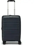 d&n Travel Line 4700 4 Rollen Kabinentrolley 55 cm mit Dehnfalte - Blau