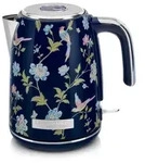 Laura Ashley Wasserkocher 1,7 l &ndash; 2200 W &ndash; Edelstahl &ndash; Kabellos &ndash;...