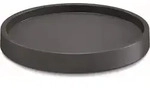 Prosperplast Pflanzenuntersetzer - rund - 27 cm - anthrazit - Grau