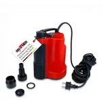 Grafner Flachsauger Tauchpumpe, mit integriertem Schwimmschalter und