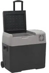 vidaXL K&uuml;hlbox mit Rollen und Adapter Schwarz & Grau 40 L Polypropylen -