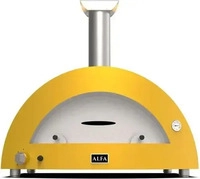 Alfa Forni FXMD-5P-GGIA-DE, Alfa Forni Moderno 5 Pizze Hybrid Fire Yellow Gelb