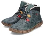 Rieker Schn&uuml;r-,Zug-u.Schnallenstiefel in gr&uuml;n, Gr. 36 - 36