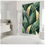 Duschr&uuml;ckwand SCHULTE DecoDesign ExpressPlus Tropenbl&auml;tter Softtouch 255 x 150 cm