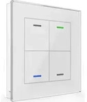 MDT KNX Glastaster II Light 4fach wei&szlig; Up, 1 Stk.