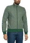 Lacoste Paris Jacquard-Trainingsjacke mit Rei&szlig;verschluss, Gr&uuml;n M - Gr&uuml;n - M