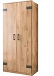Kleiderschrank Liverpool Schlafzimmerschrank im Industrie-Design 90x58x199cm