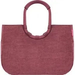 Reisenthel loopshopper L, Stoffbeutel, Rot, Aluminium, Muster, Punktmuster, 25 l -