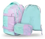 Baagl Schulrucksack Set Jungen M&auml;dchen Skateboard Rucksack 30 l - Sweet