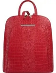 Cluty Rucksack Damen 021373 rot - Rot