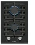 Bosch Serie 8 PRB3A6I40, Schwarz, Integriert, 30 cm, Gaskochfeld, Glaskeramik, 2