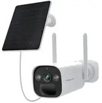Foscam BP4 WLAN&Uuml;berwachungskamera inkl. Solarpanel - Netzwerkkamera - Wei&szlig;