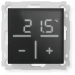 Homematic IP Glas-Wandthermostat | HmIP-WGT-A | Schwarz - Schwarz