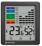 BRESSER Thermo-Hygrometer mit Schimmelalarm - 7007420 - Schwarz