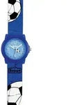 Scout Jungen Armbanduhr Crystal 280305030 Fu&szlig;ball blau - Blau