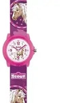 Scout M&auml;dchenuhr Pferde aus Kunststoff, pink, violett - Rosa
