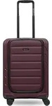 Redolz Essentials 17 4-Rollen Kabinentrolley 55 cm Soft-Pocket Laptopfach - bordeaux