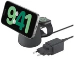 Belkin BOOST Charge PRO 15W mag. Lad.Qi2 2in1 dklgrau WIZ027vfH36 - Grau