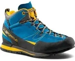 Boulder X Mid GTX, Approach, Unisex, Shoes, Mid Cut, B00Y00 Blue/Yellow, 37 - La