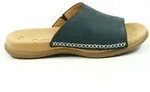 Gabor 03-705 Schuhe Damen Pantoletten Nubuk, Schuhgr&ouml;&szlig;e:41, Farbe:Blau - Blau - 41