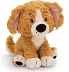 Nici Kuscheltier Hund sitzend braun 35 cm Pl&uuml;schhund - Braun