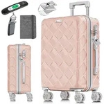 KESSER&reg; Reisekoffer ABS Hartschalenkoffer 360&deg; Rollen, inkl. Zahlenschloss &