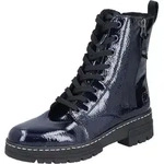 Rieker Schn&uuml;rstiefeletten Damen 32303936363334 Blau 36 EU - Blau - 36