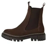 Chelsea-Stiefeletten mit Gummizug - Braun/Schwarz - 37