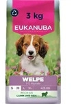 Eukanuba Welpenfutter, mit Lamm und Reis f&uuml;r kl. & mittelgro&szlig;e Rassen, 3 kg