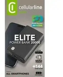 Cellularline Power Bank Elite 20000 PD Black - Schwarz