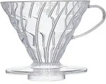 HARIO VDR-01-T Transparenter Tropfer 01 Kaffeefilter Gr. 2 Mehrwegfilter -