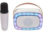 Denver BTM-610 BT Lautsprecher m. LED+Mikro - Wei&szlig;