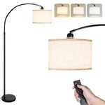 CCLIFE Stehlampe Wohnzimmer Bogenlampe LED E27 Leselampe 60W Dimmbar 2700-6000K