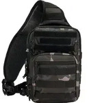 Brandit US Cooper Sling Rucksack, schwarz/camouflage, Einheitsgr&ouml;&szlig;e - Gr&uuml;n