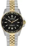 Jacques Lemans Armbanduhr Date Liverpool Diver Black - Gold - Schwarz